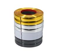 Moulure Murale Autocollante Flexible Protection Des Bords à Décoller Et à Coller pour Coins de Mur Plafond Plan de Travail (Blanc 4 cm)