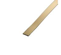 Moulure Murale en Acier Inoxydable Lignes décoratives plates en acier inoxydable for mur de fond, bordure plafond, autocollant mural(Gold,4cm)