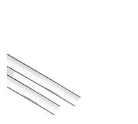 Moulure Murale en Acier Inoxydable,metallband selb Bordure autocollante 5 m en PVC, décoration murale, autocollant for espace, salon, imitation métal(Silver,1.1cm)