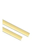 Moulure Murale en Acier Inoxydable,metallband selb Bordure autocollante 5 m en PVC, décoration murale, autocollant for espace, salon, imitation métal(Gold,2cm)