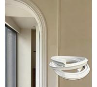 Moulure murale en PVC flexible pour porte en arc, lignes de moulage de panneaux 3D, bordures de cadre de fenêtre miroir pouvant être peintes et découpables