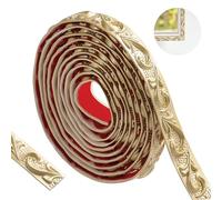 Moulure Murale Flexible 300cm - Autocollant Décoratif Imperméable Or Champagne, 2cm