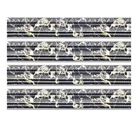 Moulure Murale Flexible Plinthe Autocollante Bandes de Calfeutrage Et de Finition pour Mur Plinthe Et Plafond (Style 9 230 cm X 4 Pièces)