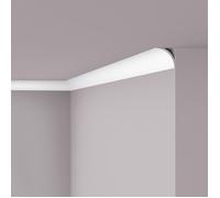 Moulure - NMC - NE2 - Polystyrène - Hauteur 60 mm - Largeur 60 mm - Pack 1 x 2 m