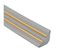 Moulure pour plafonds, sol adhésif en PVC auto-adhésif pour mur, coin intérieur, moulure, ligne de moulage, plinthe, calfeutrage de plafond, bande interne, bord, décoration de la maison 4m 35mm