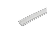 Moulure PVC autocollante, multicolore 1,2×0,9×100 cm(White-silver)