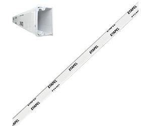 Moulure PVC Blanc 20 x 12.5 mm Longueur 2 mètres