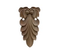 Moulures Applique De Style Fleur De Stigmatisation Décoration Architecturale Support De Poutre Sculpté En Bois Massif Décoration De Maison Vintage 15Cm X 8Cm
