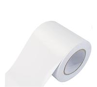 Moulures, Bande de bordure murale autocollante, bordure de papier peint décorative, panneaux muraux en PVC à décoller(Frosted White,8cm)