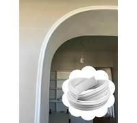 Moulures courbes en arc, Moulure de garniture murale pliable, Kit d'arche à peindre, bande décoration intérieure, plusieurs tailles(W1.6cm(5/8"),2m(6.5ft))