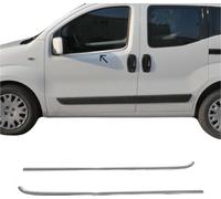 Moulures de fenêtre Moulures pour Fiat Fiorino 2007-2021 Acier inoxydable Chrome 2pcs