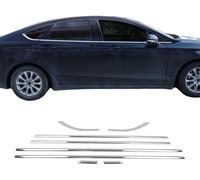 Moulures de fenêtre Moulures pour Ford Mondeo mk5 Limo 2014-2022 acier inoxydable 8pcs