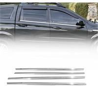 Moulures de fenêtre Moulures pour Ssangyong Actyon Sports 2006-2012 Acier inoxydable 4 pièces