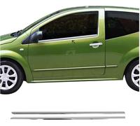 Moulures de fenêtre pour Citroen C2 2003-2009 Acier inoxydable Chrome 2pcs