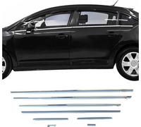 Moulures de fenêtre pour Citroen C4 bicorps 2004-2010 Acier inoxydable 8pcs