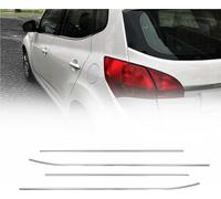Moulures de fenêtre pour Kia Venga 2010-2025 Acier inoxydable Chrome 4pcs