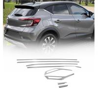 Moulures de fenêtre pour Renault Captur 2020-2025 Acier inoxydable Chrome 8pcs