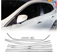Moulures de fenêtre pour Renault Megane 2015-2020 Acier inoxydable Chrome 12pcs