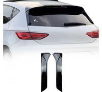 Moulures de fenêtre pour Seat Leon 3 2012-2020 ABS noir brillant 2pcs