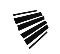 Moulures De Montants De Porte Et De Fenêtre Autocollants Noirs Brillants Pour Mercedes Classe ML W164 2006-2011 PYPFQUMQGR