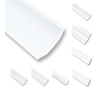 Moulures de plafond en polystyrène XPS - 16 m - Baguette de finition blanc - 70 x 60 mm - Profilés décoratifs en polystyrène - Moulures de plafond - Paquet économique NA7