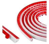 Moulures de plafond flexibles autocollantes en silicone - Pour intérieur poreux - Triangle - Pour moulures de finition, plan de travail de cuisine, bords de carrelage (6 m, 0,6 x 0,6 pouces)