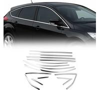Moulures de vitres pour Ford Focus à hayon 2011-2015 12pcs acier inoxydable