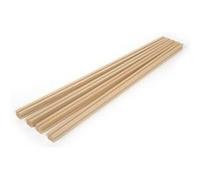 OCCRE Ref: 19135 Ensemble de 4 profilés Bois pour Construire Une vitrine pour Exposer Votre modèle. La rainure a Une Largeur de 3 mm. Mesures: 15x15x1000 mm
