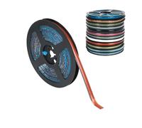 Moulures décoratives flexibles auto-adhésives pour plafond pour carrelage en céramique 6 m x 7,5 mm - Bords latéraux pour cuisinière, éviers, bords carrelés (grain du bois)