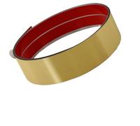 Moulures Décoratives Inoxydable Plaque Protection Acier Inoxydable,Autocollante,Garniture Moulure Plinthe For Mur,Porte,Placard Cuisine,Embout Lave-vaisselle-Protection Anti-rayures(Brushed Gold)