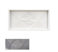 Moulures en pierre, moules pour pavés et béton | Bac à béton, facile à démouler et à nettoyer, pour terrasse, pelouse et jardin, conception légère(A,3PCS)