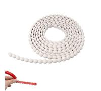 Moulures Flexibles, 2,95m Garniture Murale Autocollante Bande de Calfeutrage Blanche Pour Cadre Miroir Crédence Bordure de Carrelage Plafond Mur TV Décoration et Protection la Maison