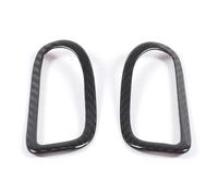 Moulures intérieures Autocollant De Cadre Décoratif De Ventilation De Pilier A De Voiture, Accessoires D'intérieur De Voiture Pour Corvette C6 2005 - 2013(Carbon black)