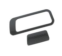 Moulures intérieures Boîte À Gants De Rangement Cabine De Copilote De Voiture En Acier Inoxydable Pour Sonata DN8 2020 2021, Garniture De Couvercle De Bol De Poignée(Carbon black)