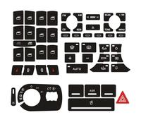 Moulures intérieures Compatible Avec A3 8P 2004 2005 2006 2007 2008 Autoradio, Climatisation, Boutons De Phares, Autocollants