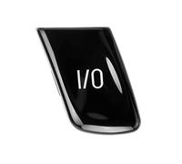 Moulures intérieures Compatible Avec BMW Série 3 M3 E46 1998 1999 2000 2001 2002 2003 2004 Couvercle Du Bouton D'entrée/sortie Commutateur De Commande Volant Voiture(Black)