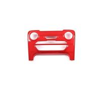 Moulures intérieures Couvercle De Cadre De Mode De Climatisation Centrale, Accessoires D'intérieur De Voiture Pour Ranger Wildtrak 2015 - 2022(Couleur:Rouge)