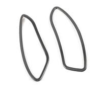 Moulures intérieures Couvercle De Sortie D'air De Climatiseur De Panneau Avant De Voiture En Acier Inoxydable, Accessoires De Garniture Pour Sonata DN8 2020 2021 (Couleur : Noir)