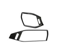 Moulures Intérieures Couvercle Garniture Ventilation Sortie D'air Avant, Cadre Climatiseur Intérieur Pour Ford Pour Focus MK4 Pour ST Pour Line 2019-2021 Moulages Intérieurs (Size : Stainless black