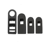 Moulures intérieures de voiture - Accoudoir de porte intérieure de voiture - Garniture pour interrupteur de fenêtre - Pour Buick pour Lacrosse 2009 2010 2011 2012 - Accessoires ABS en fibre de carbone