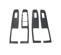Moulures intérieures de voiture en carbone - Accessoires d'intérieur de voiture - Accoudoir de porte de voiture - Bouton de levage - Garniture pour F&ord pour Kuga pour Escape 2020-2024 (fibre de