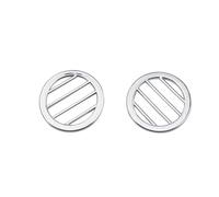 Moulures Intérieures Garniture Autocollante Couvercle Ventilation Climatisation, Pour Kia Pour Sportage R 2011 2012 2013 2014 2015 Car Interior(Size:2Pcs round cover)