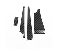 Moulures intérieures Garniture De Couverture De Décoration De Sortie D'air De Climatiseur Avant De Voiture En Acier Inoxydable Pour Ma&zda 3 2019 2020 (Couleur : Carbon black)