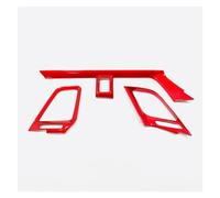 Moulures intérieures Pour Civic 10th Voiture Climatiseur Sortie Décoration Revêtement D'habillage 2016 2017 Intérieur De Voiture ABS Mat (Couleur : Rouge)