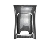 Moulures intérieures voiture Pour Mercedes GLC Classe X254 GLC260 GLC300 2023 2024 Panneau Garniture Changement Vitesse Pour Console Centrale Voiture LHD Couverture Décorative(Fibre de carbone)