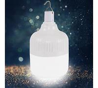MOUMOUTEN Ampoule de Secours LED 80W - Lampe de Secours Rechargeable Ampoule LED USB Lumière de Panne de Courant Éclairage Extérieur Étals de Marché de Nuit en Plein Air