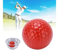 MOUMOUTEN Balle Flottante De Golf - Gamme d'eau Insubmersible Pratique Balles De Pratique De Golf Flottantes Balles De Pratique De Golf pour Terrains De Golf Aquatiques(Rouge)