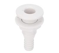 MOUMOUTEN Évent de vidange de Yacht en Plastique ABS, connecteur Marin à Travers la Coque pour Bouchon de Sortie de vidange de cale, Connexion de Tuyau, Accessoire Durable et léger pour (5/8 Pouces)