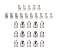 MOUMOUTEN Kit d'électrodes de buse 30 pièces, consommables de torche de découpe plasma à ouverture de 1,5 mm en cuivre pour plaque de 12 à 20 mm