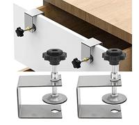 MOUMOUTEN Pinces D'installation pour Façade De Tiroir, Pince Universelle pour Armoire De Gabarit, Outils De Positionnement De Guide De Trou De Forage pour Montage De Tables De Charpentier